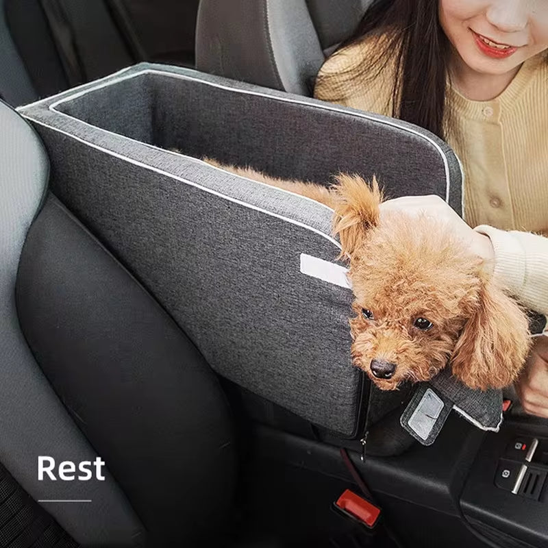 Car Central Dog Car Seat Bed Portable Dog Carrier for Small Dogs and Cats Safety Travel Bag Accessories